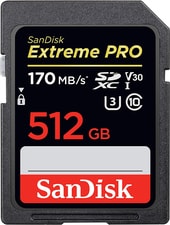 Карта памяти SanDisk Extreme PRO SDXC SDSDXXY-512G-GN4IN 512GB