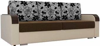 Диван Лига диванов Мейсон 102144 (коричневый/бежевый/серый)