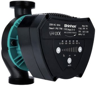 Циркуляционный насос Shinhoo Mega 25-8 (с гайками)