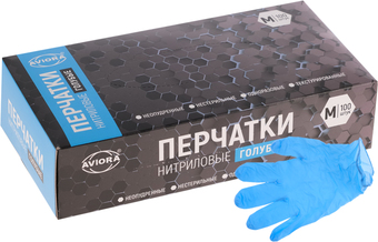 Нитриловые перчатки Aviora Нитриловые (M, 100 шт)