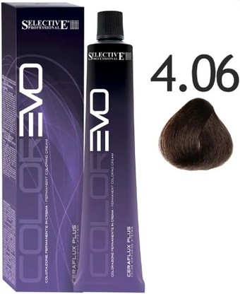 Крем-краска Selective Professional Colorevo 4.06 84406 (100 мл, каштановый выжженная земля)