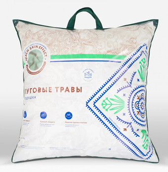 Спальная подушка ИвШвейСтандарт Луговые травы 70x70