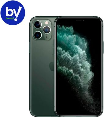 Смартфон Apple iPhone 11 Pro 64GB Воcстановленный by Breezy, грейд B (темно-зеленый)
