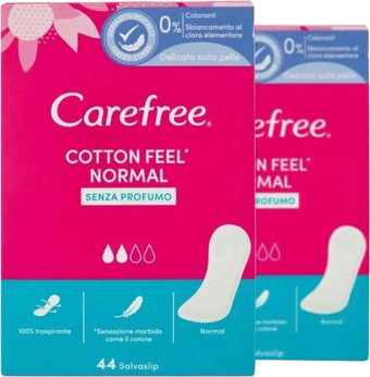 Прокладки ежедневные Carefree Cotton Feel Normal (2x44 шт)