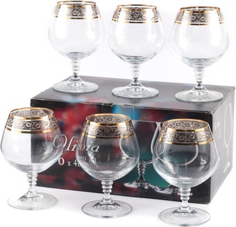 Набор бокалов для коньяка Bohemia Crystal Olivia 40346/43249/400