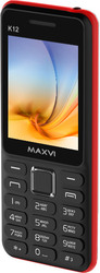 Мобильный телефон Maxvi K12 Red/Black