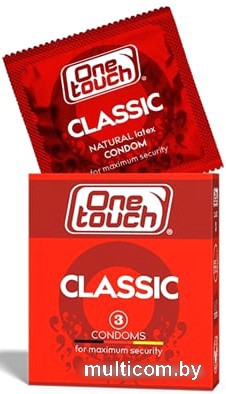 Гладкие презервативы One Touch Classic (3 шт)