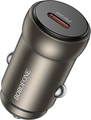 Автомобильное зарядное Borofone BZ32 (золотистый)