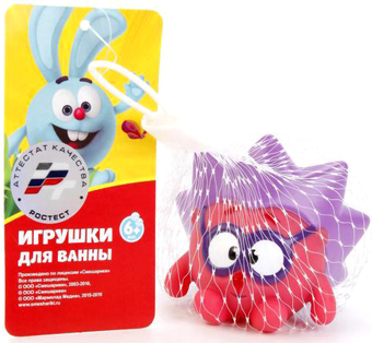 Игрушка для ванной Капитошка Смешарики Ежик LXST39R