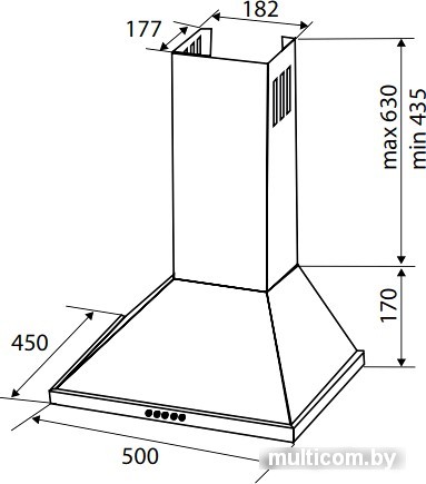 Кухонная вытяжка Zigmund & Shtain K 128.51 B