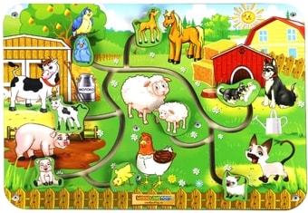Лабиринт WoodLand Toys Животные 1 114101