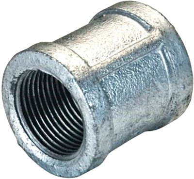 Фитинг Fittex PLUS Муфта ОЦ Ду 32Х25 (1 1/4&quot;Х1&quot;) 127-3646 (чугун оцинкованный)