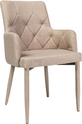 Стул с подлокотниками Signal Ricardo (бежевый)