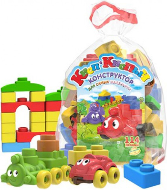 Конструктор/игрушка-конструктор Биплант Кноп-Кнопыч 11113