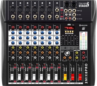 Микшерный пульт Italian Stage IS 2MIX8PRO