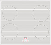 Варочная панель Rainford RBH 7604 BM1 (белый)