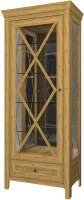 Шкаф-витрина WellMaker Норманн ШВ1-80 ПП (натура)