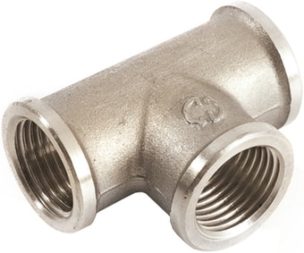 Фитинг General Fittings Тройник прямой никелированный 2700.14.N 1