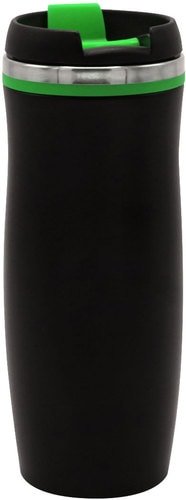 Термокружка UTTA Dark Latte 5007.04 0.42л (черный/зеленый)