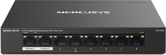 Неуправляемый коммутатор Mercusys MS108GP