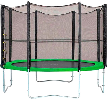 Батут Sundays Acrobat-D312 (зеленый, с сеткой)