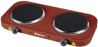 Настольная плита Sakura ПЭ-04 (коричневый глянцевый)