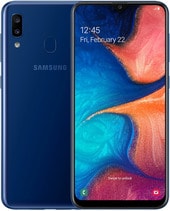 Смартфон Samsung Galaxy A20 3GB/32GB (синий)
