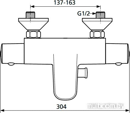 Смеситель Ideal Standard CeraTherm A 5550 AA