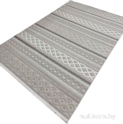 Ковер для жилой комнаты Radjab Carpet Моника Прямоугольник MC 385A 12600RK (1.6x3, Light Beige)