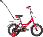 Детский велосипед Novatrack Urban 12 (красный/черный, 2019)