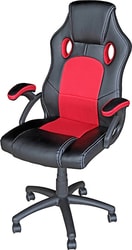 Кресло Mio Tesoro Дино X-2706 (черный/красный)