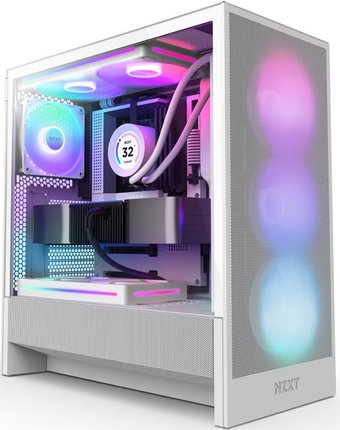 Корпус NZXT H5 Flow RGB 2024 CC-H52FW-R1