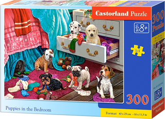 Пазл Castorland Щенки в спальне B-030392