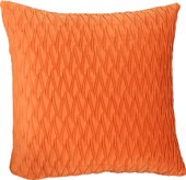 Декоративная подушка Бояртекс Велюр/2-х камерная 45x45 (апельсин)