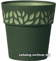Вазон Stefanplast 94152 (темно-зеленый/светло-зеленый)
