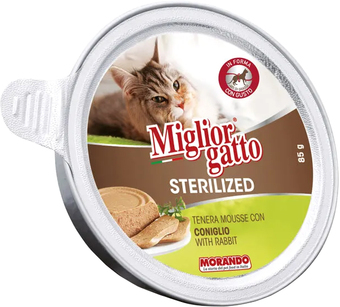 Пресервы MigliorGatto Steril Rabbit 85 г
