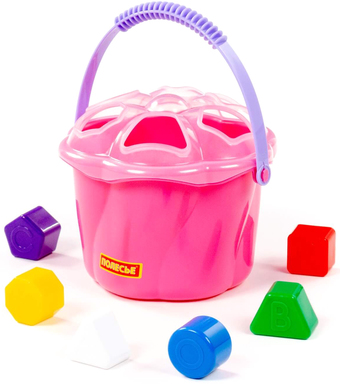 Набор игрушек для песочницы Полесье Сюрприз 93479 (розовый)