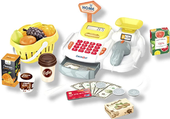 Касса игрушечная Sharktoys 30200001 (желтый)