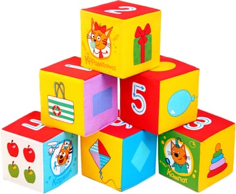 Кубики Мякиши Три Кота Математика 473