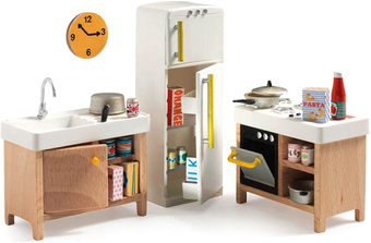 Аксессуары для кукольного домика Djeco Кухня 07823