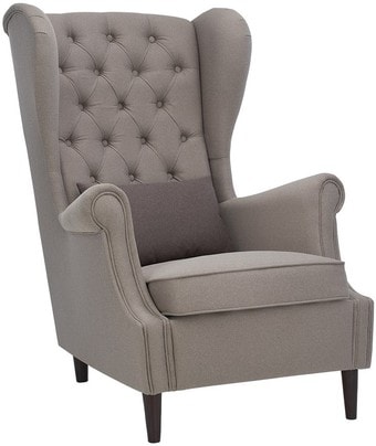 Интерьерное кресло Leset Винтаж Milos 09/20 (рогожка, коричневый)