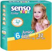 Подгузники Senso Baby Ecoline Junior 6 (32 шт)
