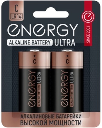 Батарейка Energy Ultra LR14/2B (С) 104982