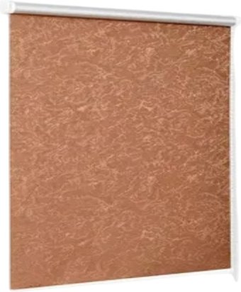 Мини рулонные шторы Jalux Шелк Алю 13 51x160 (коричневый)