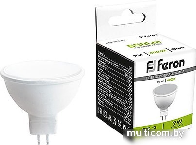 Светодиодная лампа Feron LB-3026 7 Вт 230V G5.3 4000K 41391