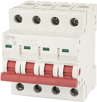 Выключатель нагрузки GEYA 4P 80А 12кА GYH84P80