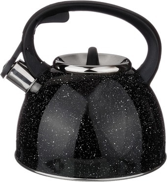 Чайник со свистком Agness Black Marble 907-045