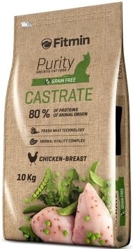 Корм для кошек Fitmin Purity Castrate 10 кг