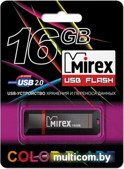 USB Flash Mirex KNIGHT BLACK 16GB (13600-FMUKNT16)