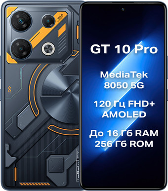 Смартфон Infinix GT 10 Pro X6739 8GB/256GB (синтетический черный)